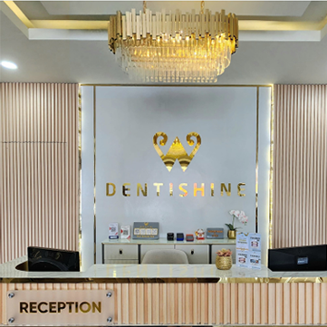 Area resepsionis Dentishine